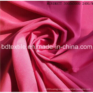 Top Grade Best Selling Functional 100%Polyester 300d Plain Dyed Mini Matt Fabric